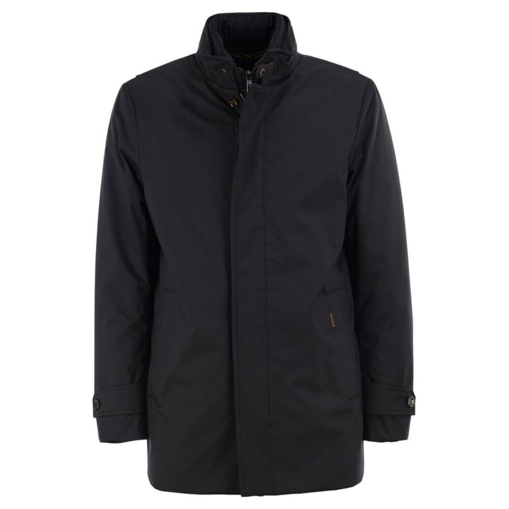 Moorer Men Reis-Ads - Technical Coat With Inner Bib And Stand Collar